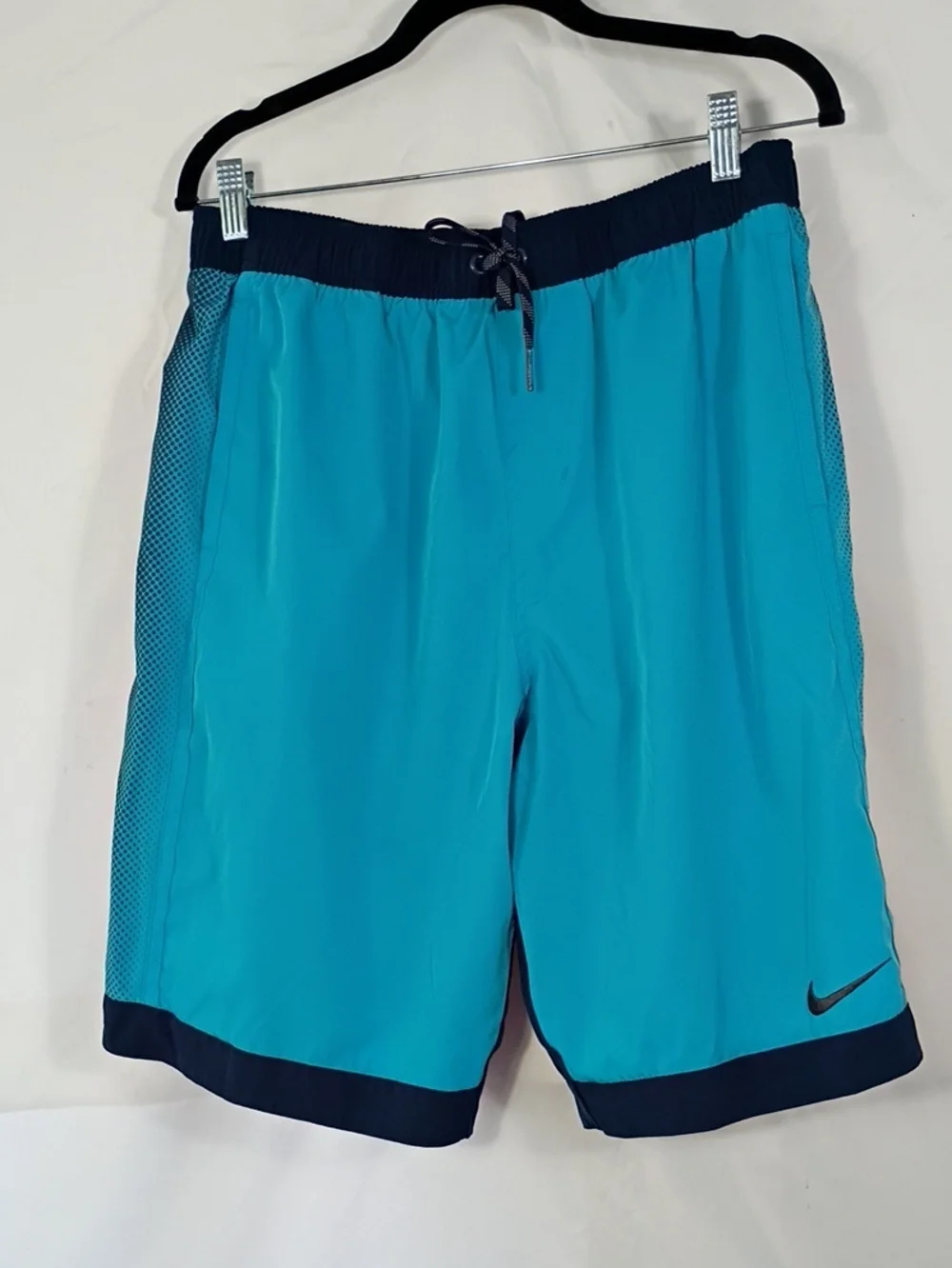 EUC Nike Men's Teal Swim Shorts with Underwear Lining Size Large Summer